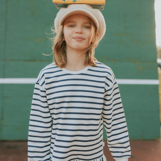 Robe à rayures preppy 
