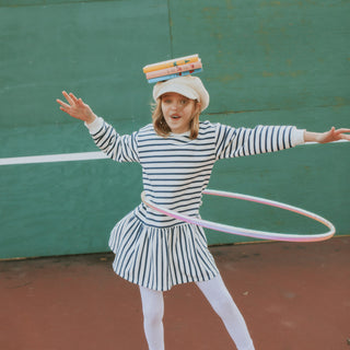 Robe à rayures preppy 